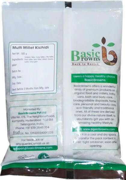 BasicBrowns Multi Millet Khichdi - Grab2buy