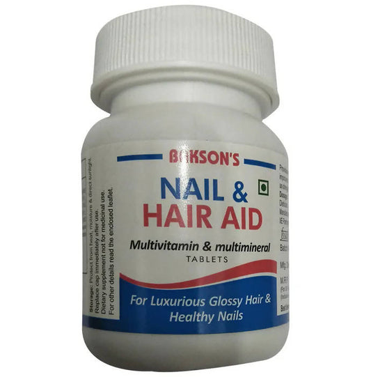 Bakson's Homeopathy Nail & Hair Aid Tablets - Grab2buy