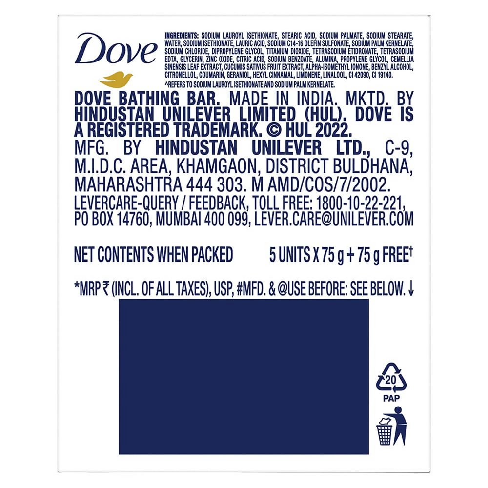 Dove Fresh Moisture Beauty Bar With Cucumber & Green Tea Leaves Scent  Grab2Buy Dove Grab2Buy