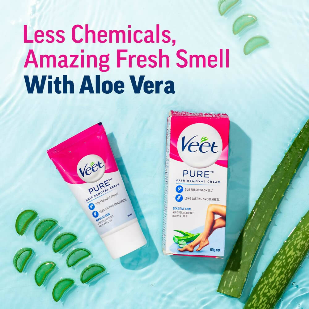 Veet Pure Hair Removal Cream for Women - Sensitive Skin 