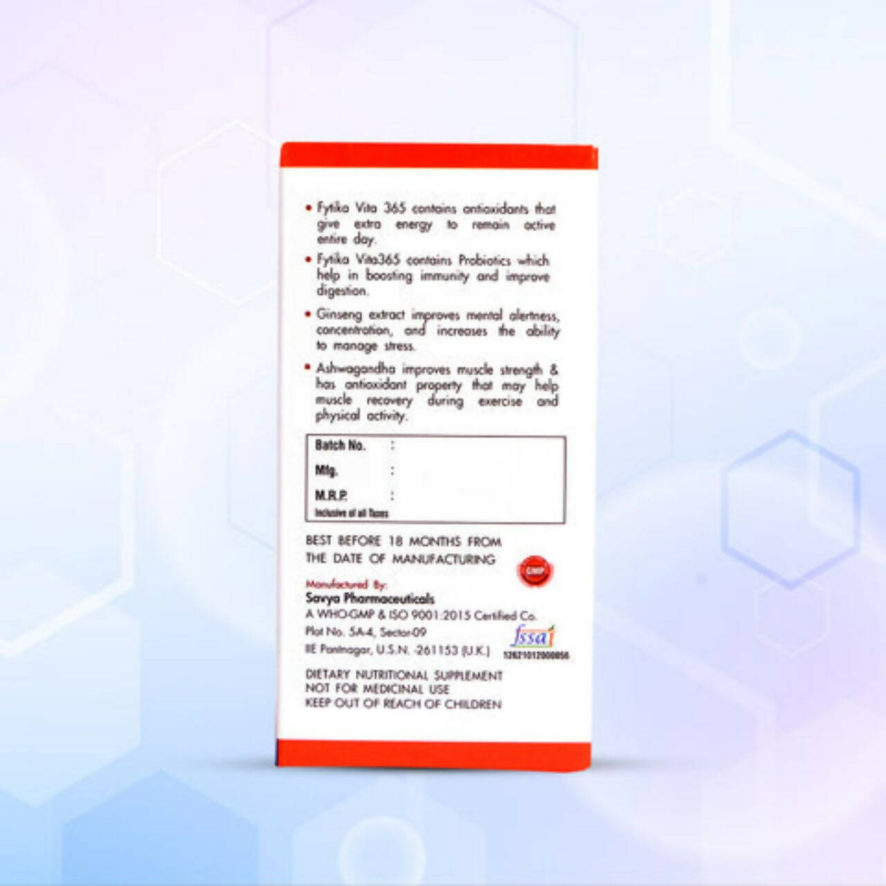 Fytika Vita 365 Tablets 