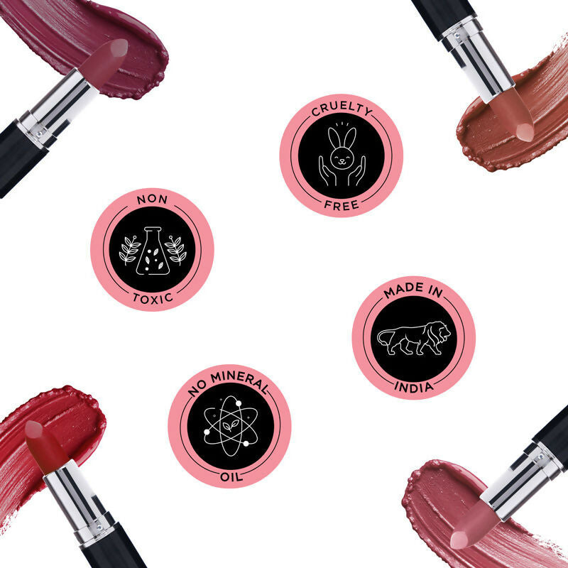 Bella Vita Organic Comfort Matte Bullet Lipstick - Naughty Nude 