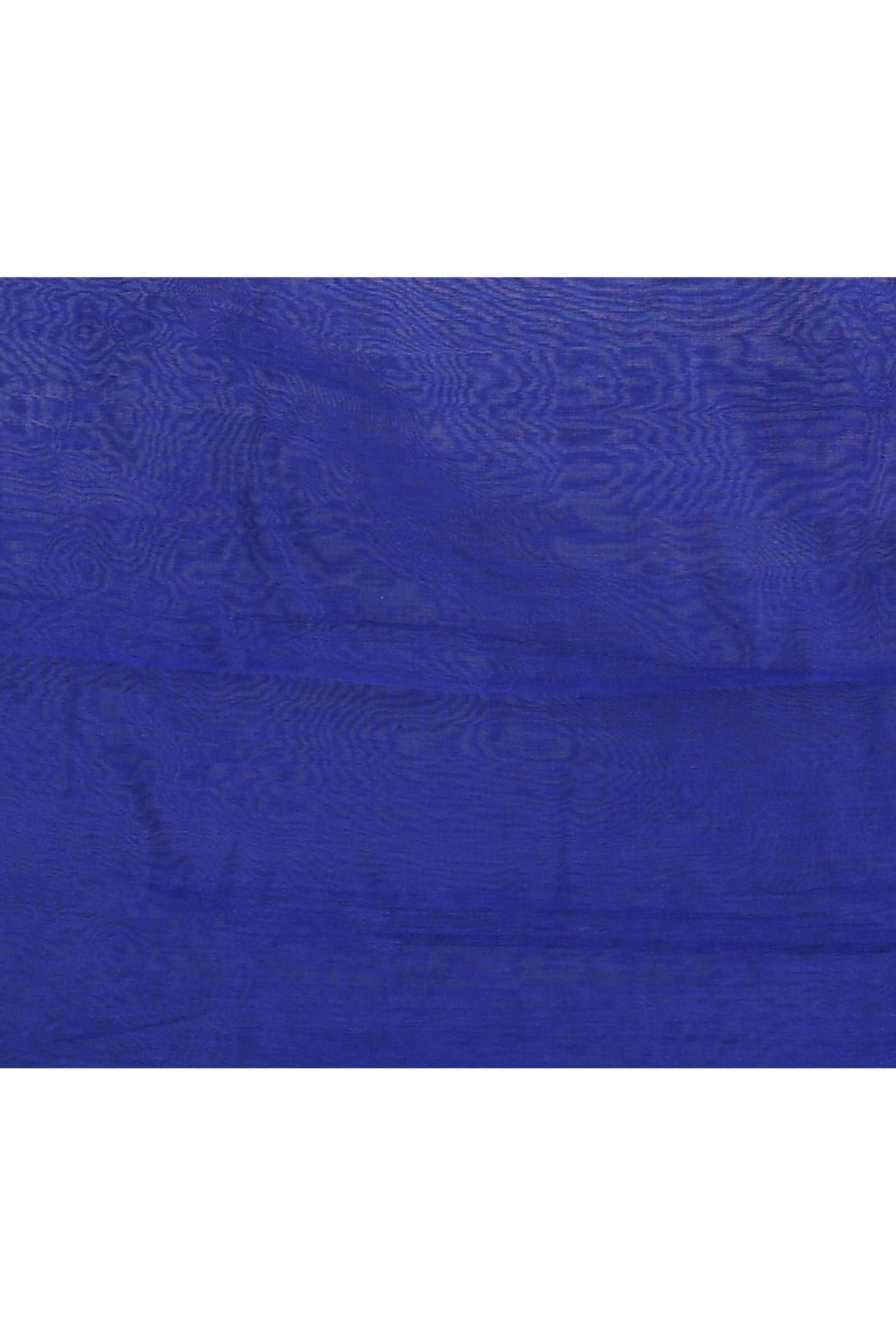 Piyari Fashion Women's Blue Embellished Cotton Blend Jamdani Saree