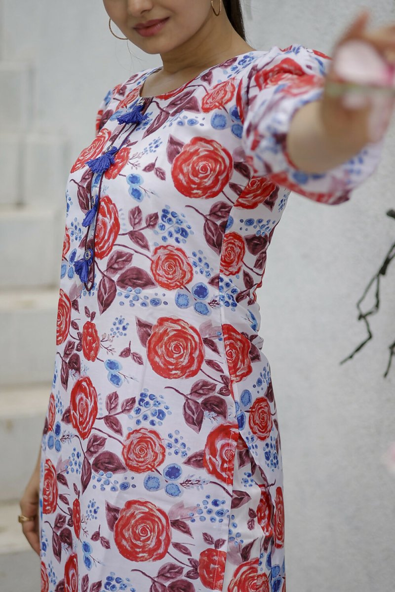 Aayaa Pure Muslin printed Multi Co-Ord Set - Multi Color 
