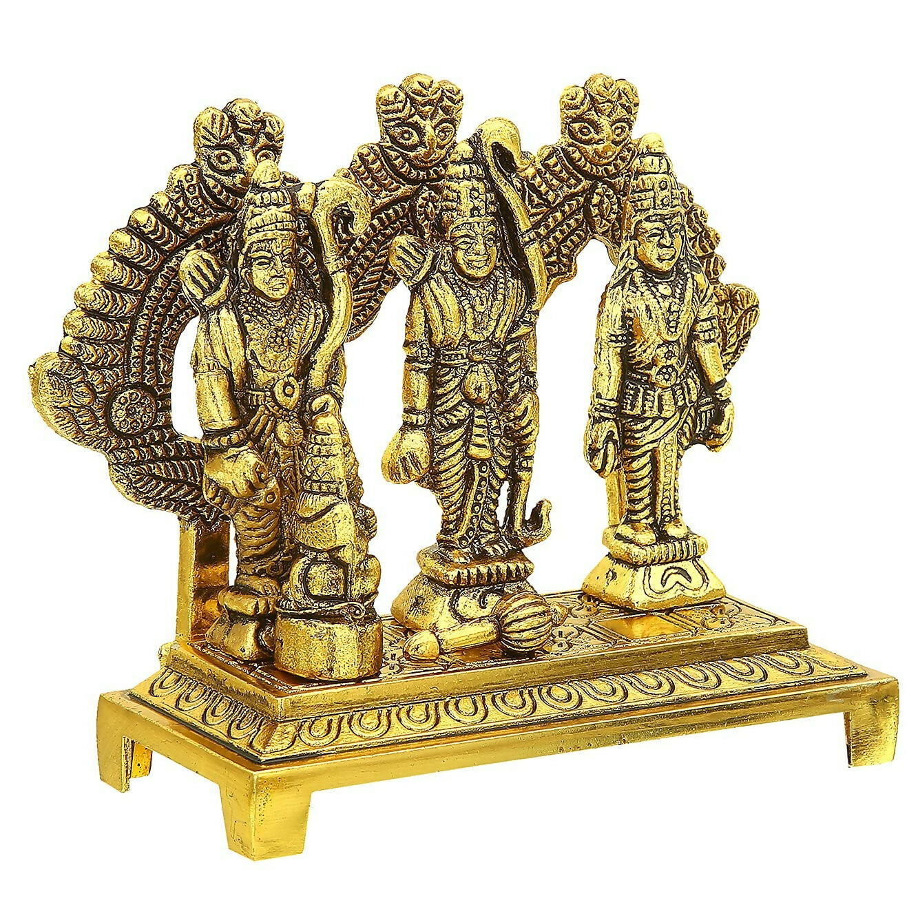 Craftam Metal Shri Ram Darbar With Hanuman Ji - Grab2buy