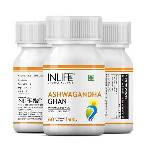 Inlife Ashwagandha Ghan Capsules 