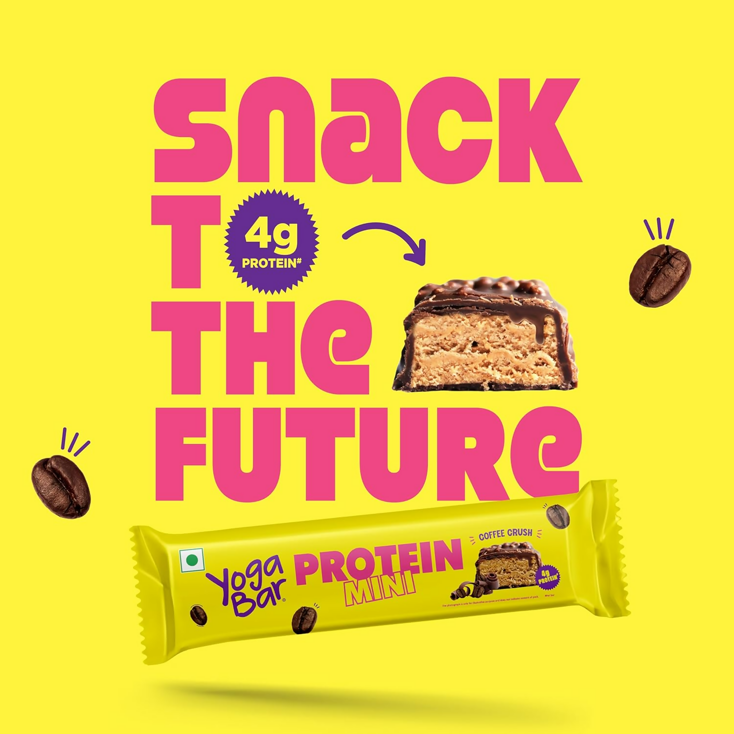 Yoga Bar Protein Minis, 4g Protein Bar (Coffee Crush)  Grab2Buy Yoga Bar Grab2Buy