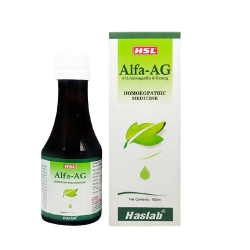 Haslab Homeopathy Alfa-AG With Ashwagandha & Ginseng Tonic 