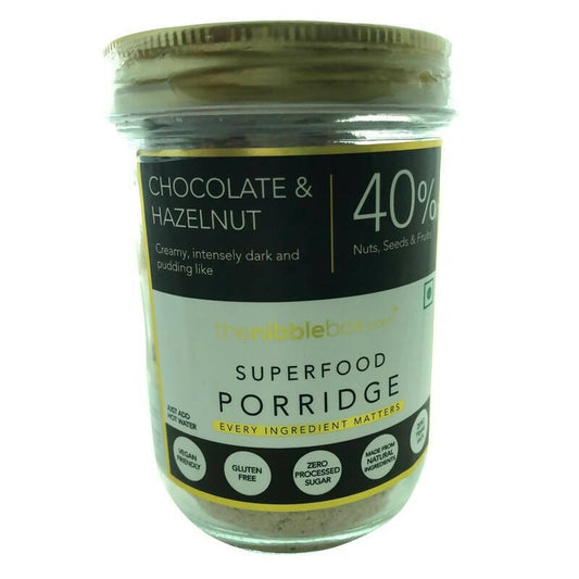Thenibblebox Chocolate & Hazelnut Almond flour Superfood Porridge Instant Breakfast Mix  Grab2Buy Thenibblebox Grab2Buy