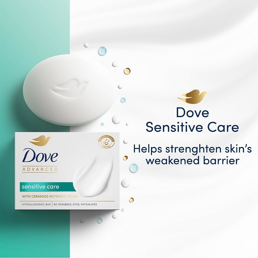 Dove Advanced Sensitive Care Bar With Ceramide And Nutrient Cream  Grab2Buy Dove Grab2Buy