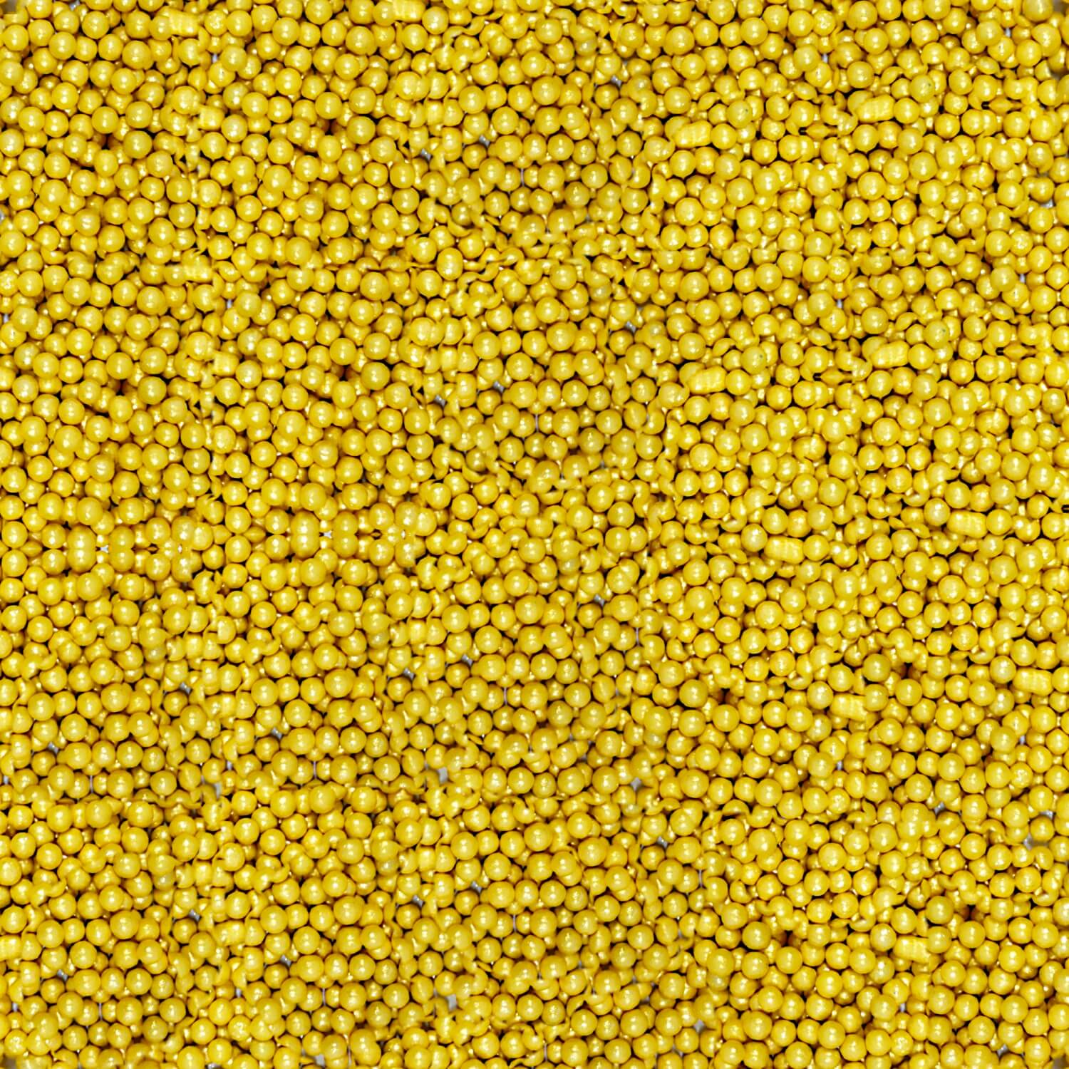 Confect Yellow Disco Balls Sprinkles 3 MM
