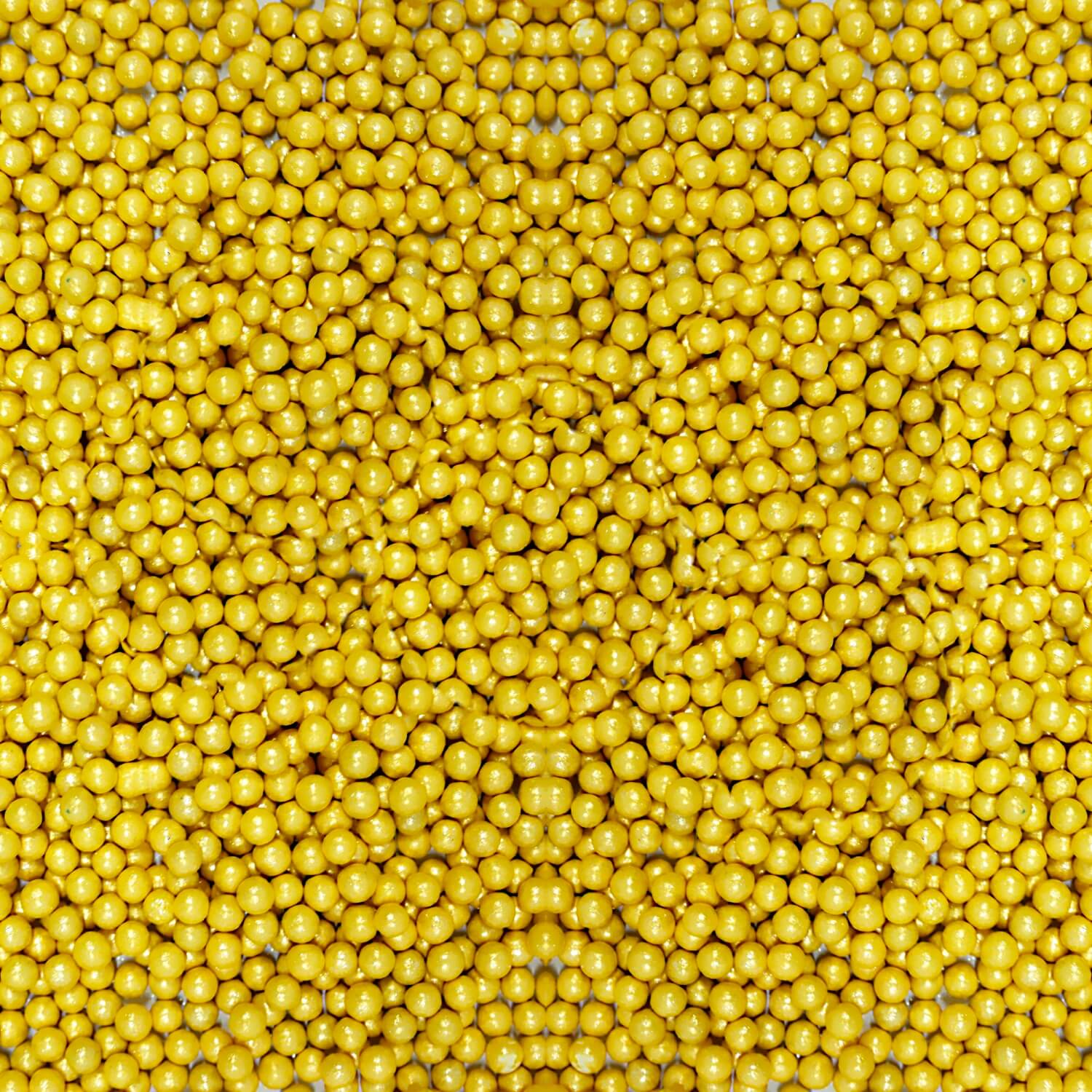 Confect Yellow Disco Balls Sprinkles 4 MM