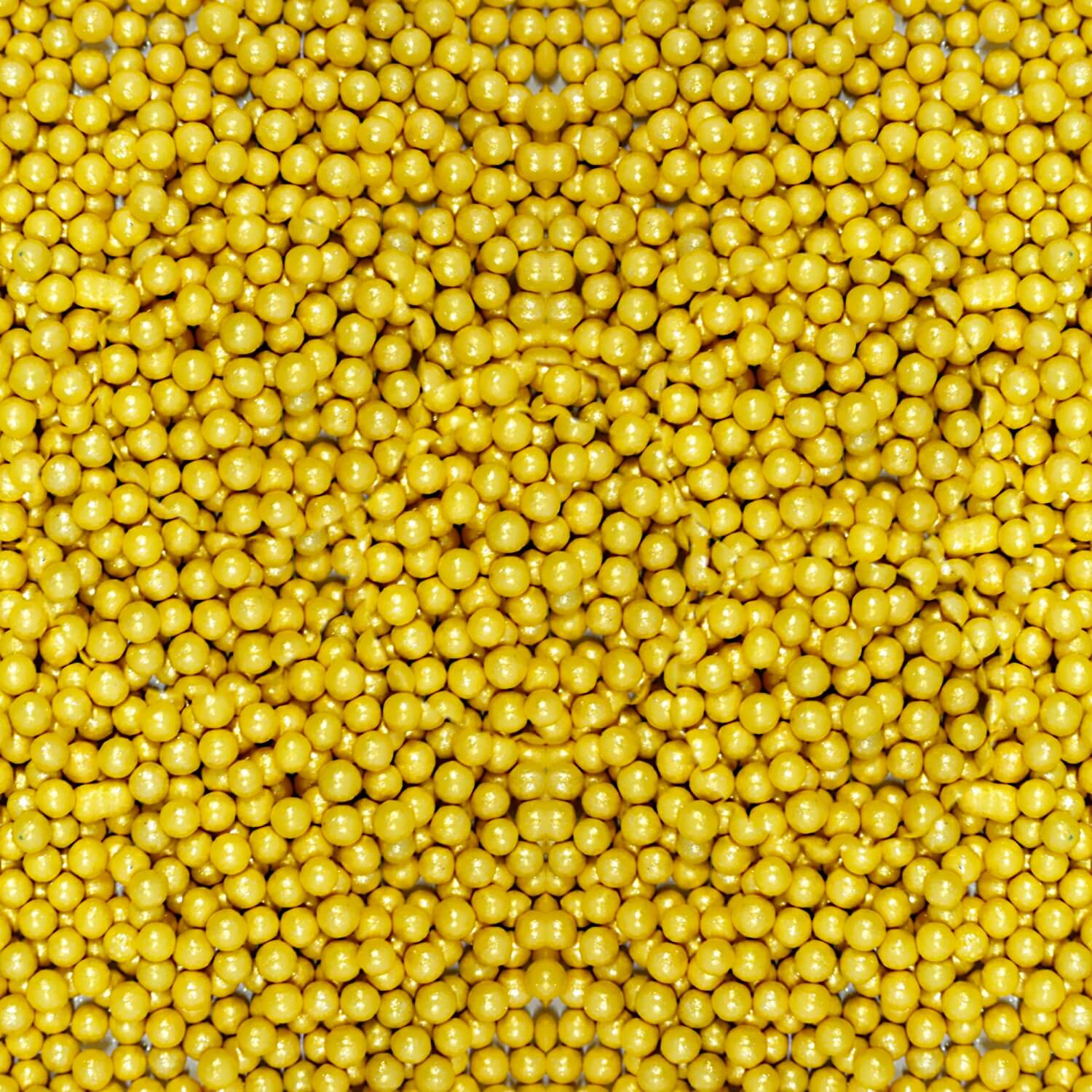 Confect Yellow Disco Balls Sprinkles 5 MM