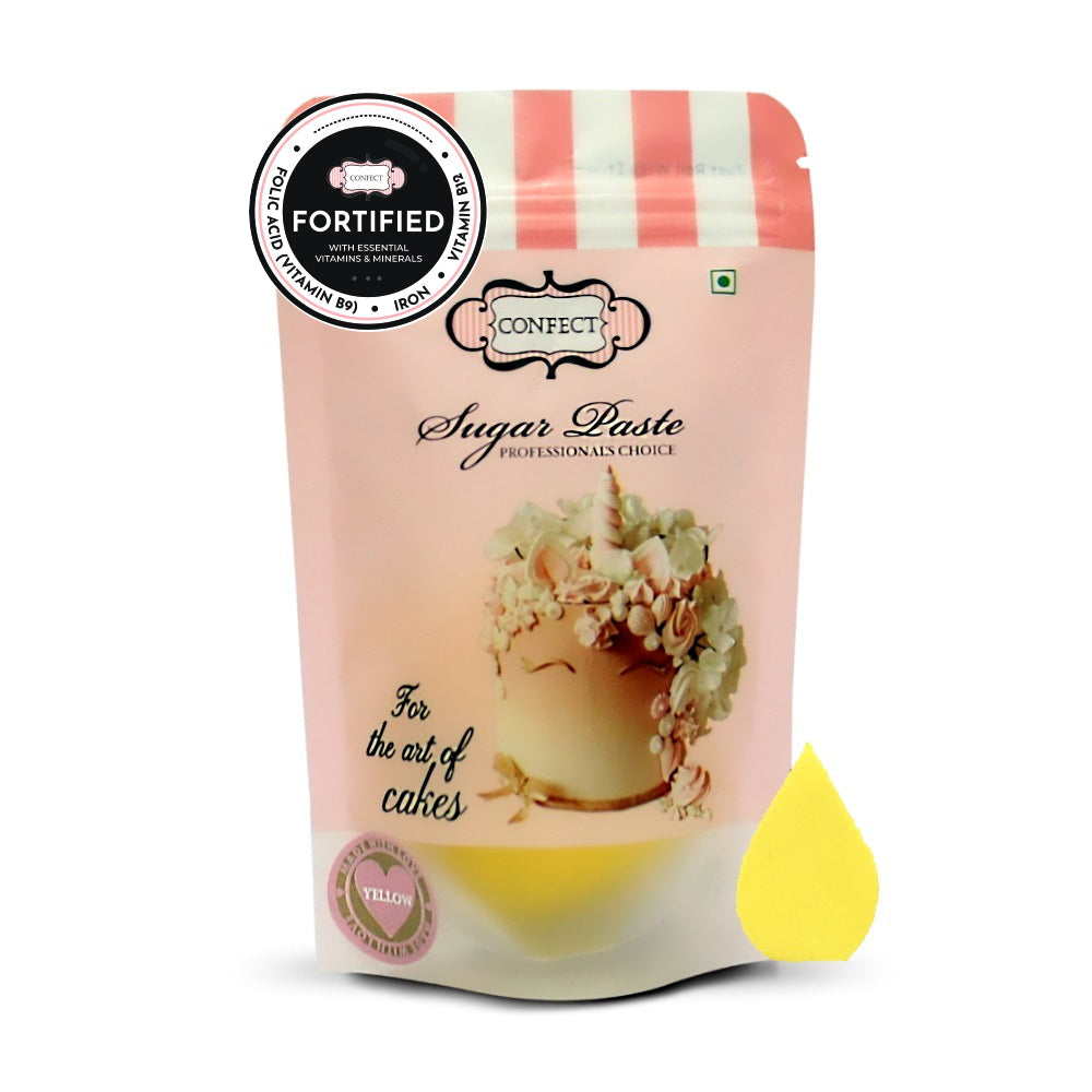 Confect Sunshine Yellow Fondant | Edible Nutritional Sugarpaste