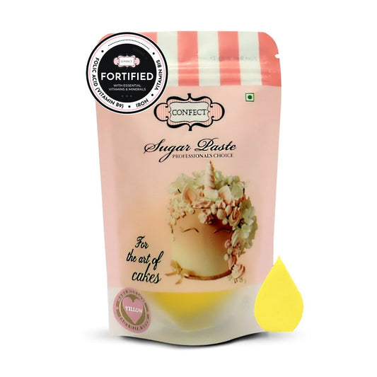 Confect Sunshine Yellow Fondant | Edible Nutritional Sugarpaste