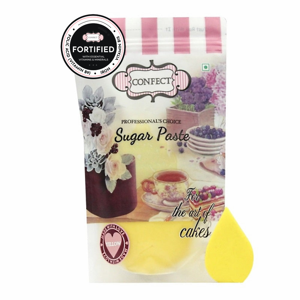 Confect Sunshine Yellow Fondant | Edible Nutritional Sugarpaste