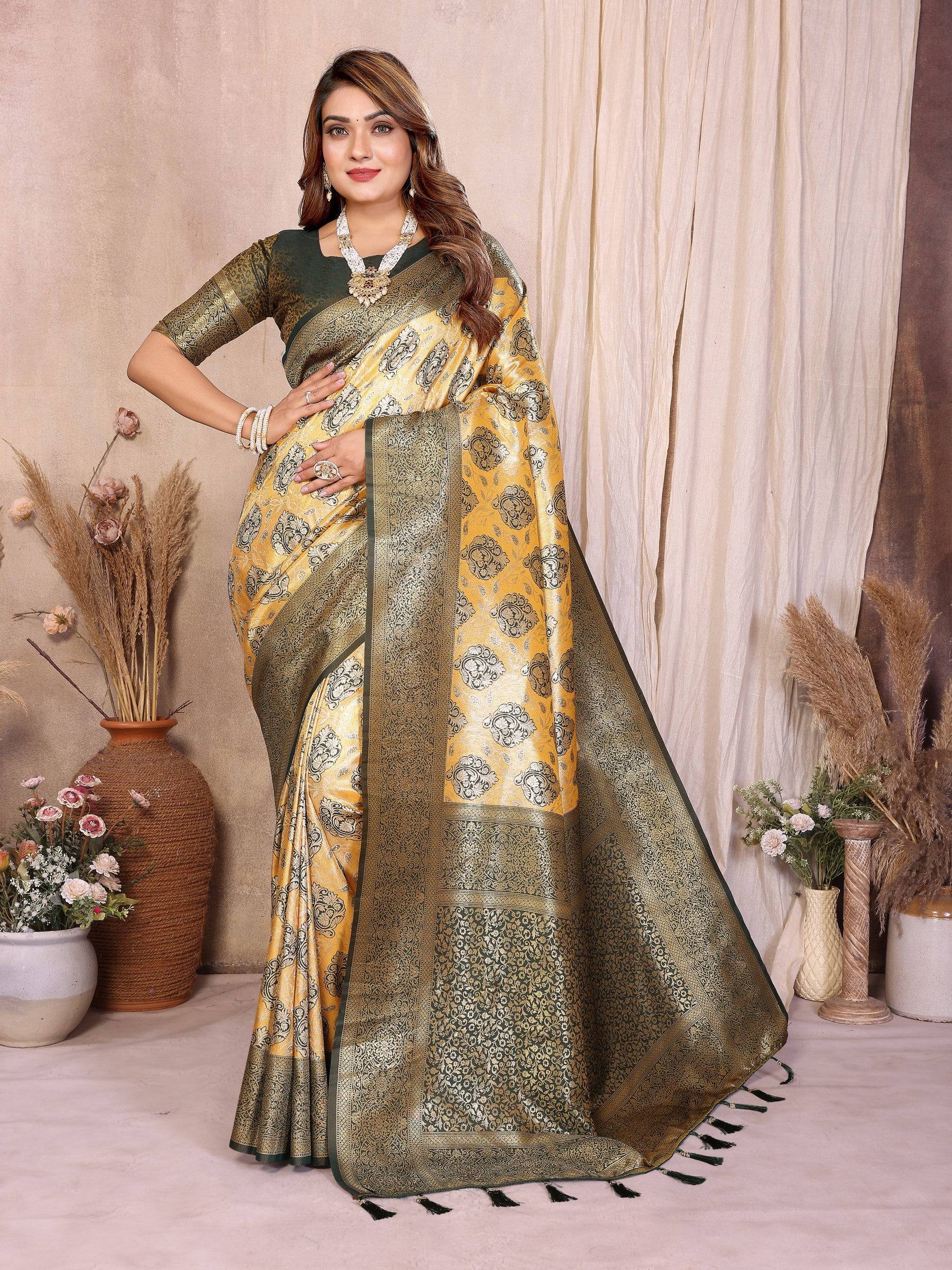 Anaita Banarasi Tissue Silk Saree