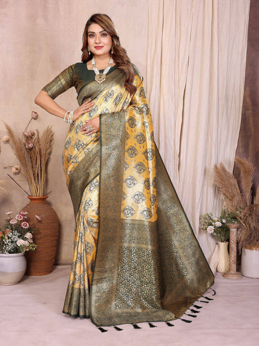 Anaita Banarasi Tissue Silk Saree
