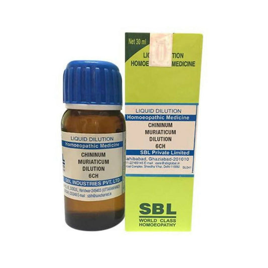 SBL Homeopathy Chininum Muriaticum Dilution - Grab2buy