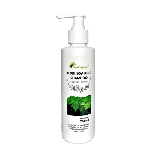 Teja Organics Moringa Rice Shampoo 100% Pure & Natural  Grab2Buy Teja Organics Grab2Buy