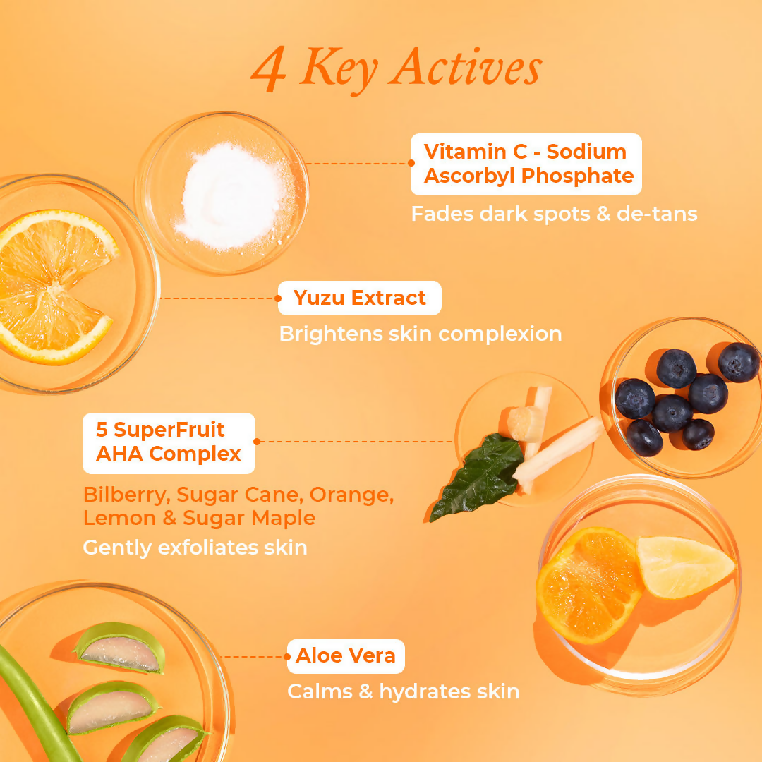 The Pink Foundry Brightening & Exfoliating Vit C Daily Face Wash  Grab2Buy The Pink Foundry Grab2Buy