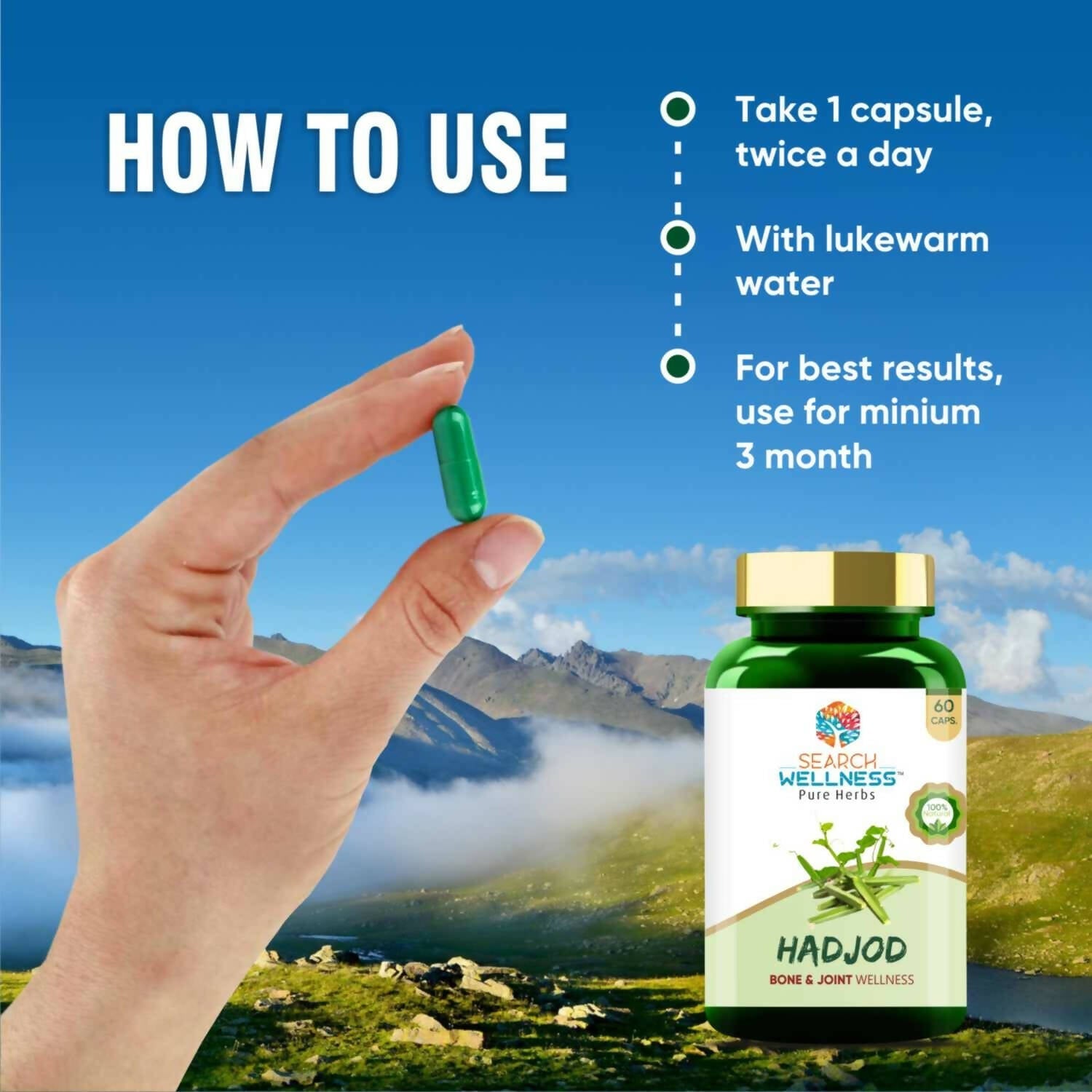 Search Wellness Hadjod Capsules - Grab2buy