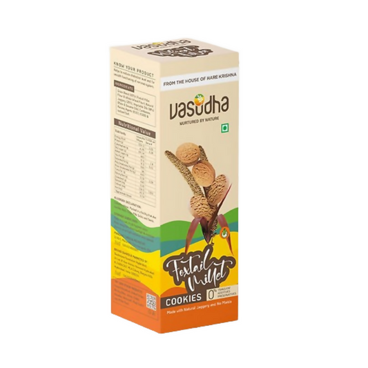 Vasudha Nurtured By Nature Foxtail Millet Cookies  Grab2Buy Vasudha Grab2Buy