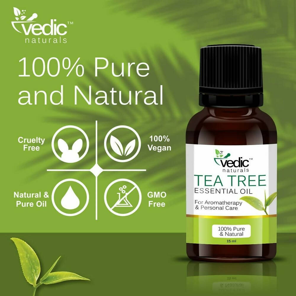 Vedic Naturals Tea Tree Essential Oil  Grab2Buy Vedic Naturals Grab2Buy