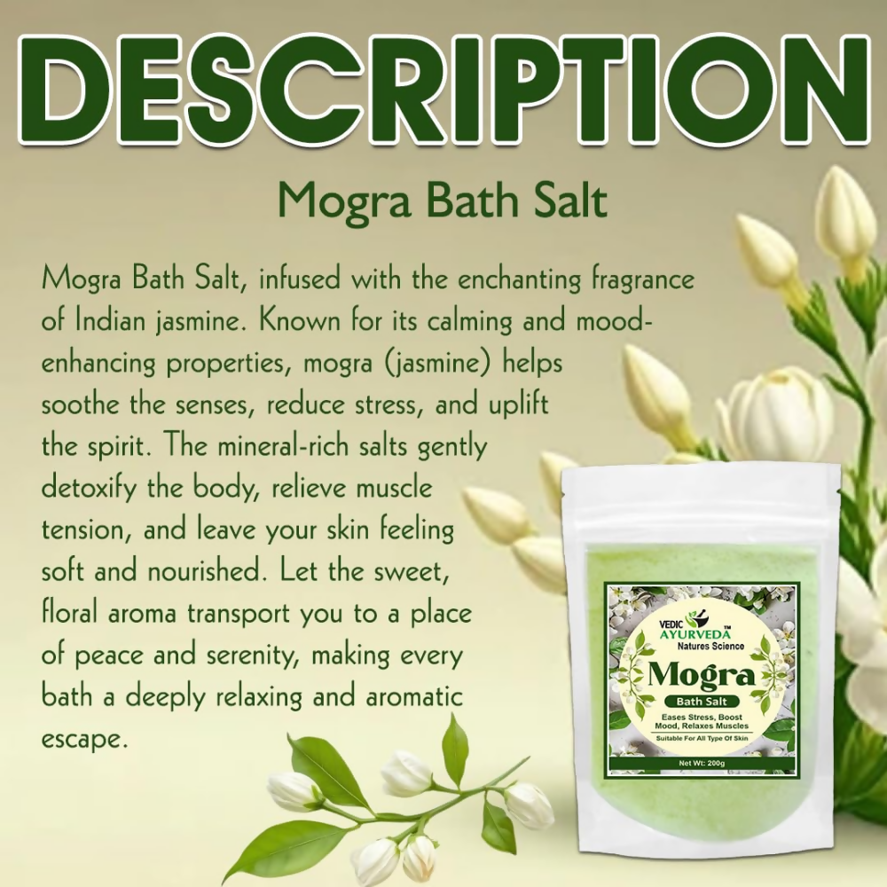 VedicAyurveda Mogra Bath Salt  Grab2Buy VedicAyurveda Grab2Buy