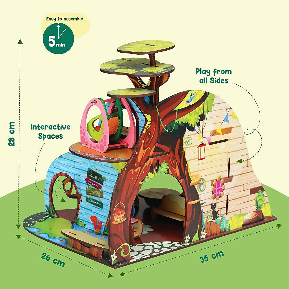 Webby Tree Troopers A Forest Hideout All Side Play Doll House for Kids  Grab2Buy Webby Grab2Buy