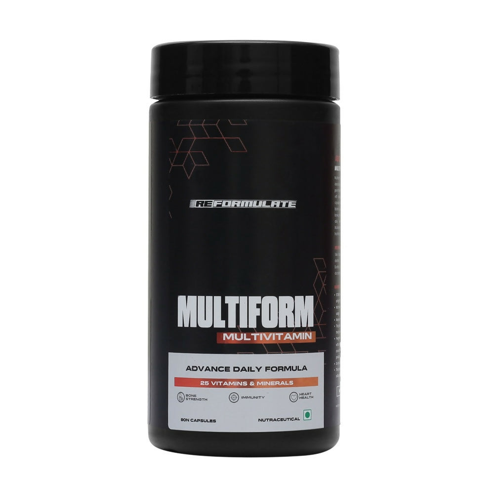 Reformulate Advanced Multiform Formula For Sports I Advanced Daily Formula I 25 Vitamins & Minerals Tablets 