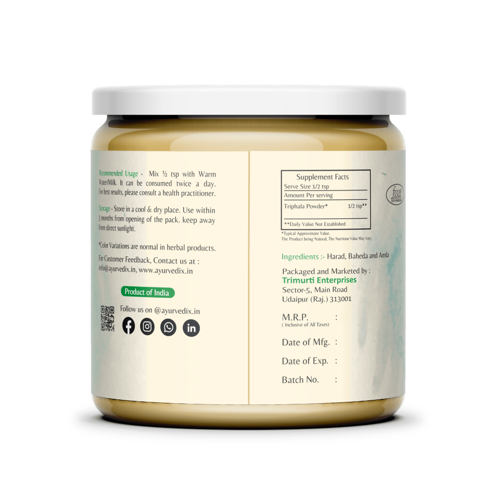 Ayurvedix Organic Triphala Powder 