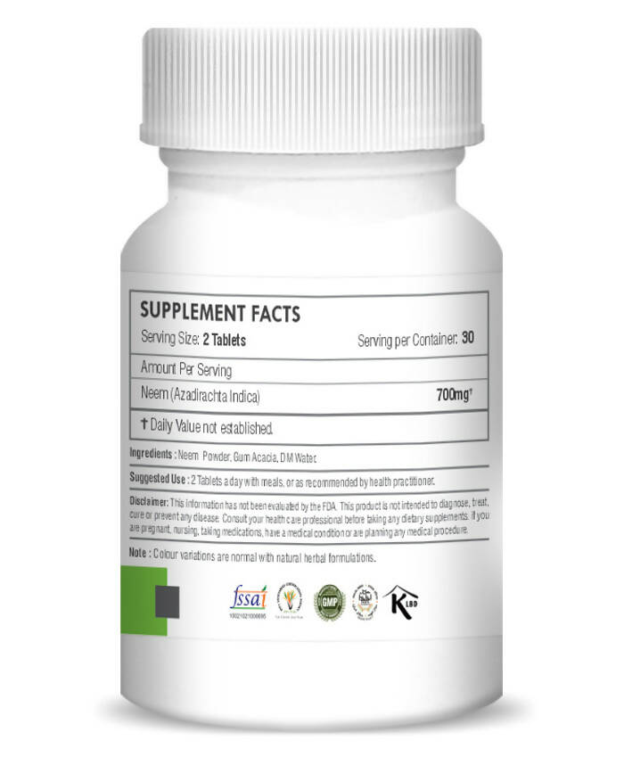 H&C Herbal Neem Tablets 