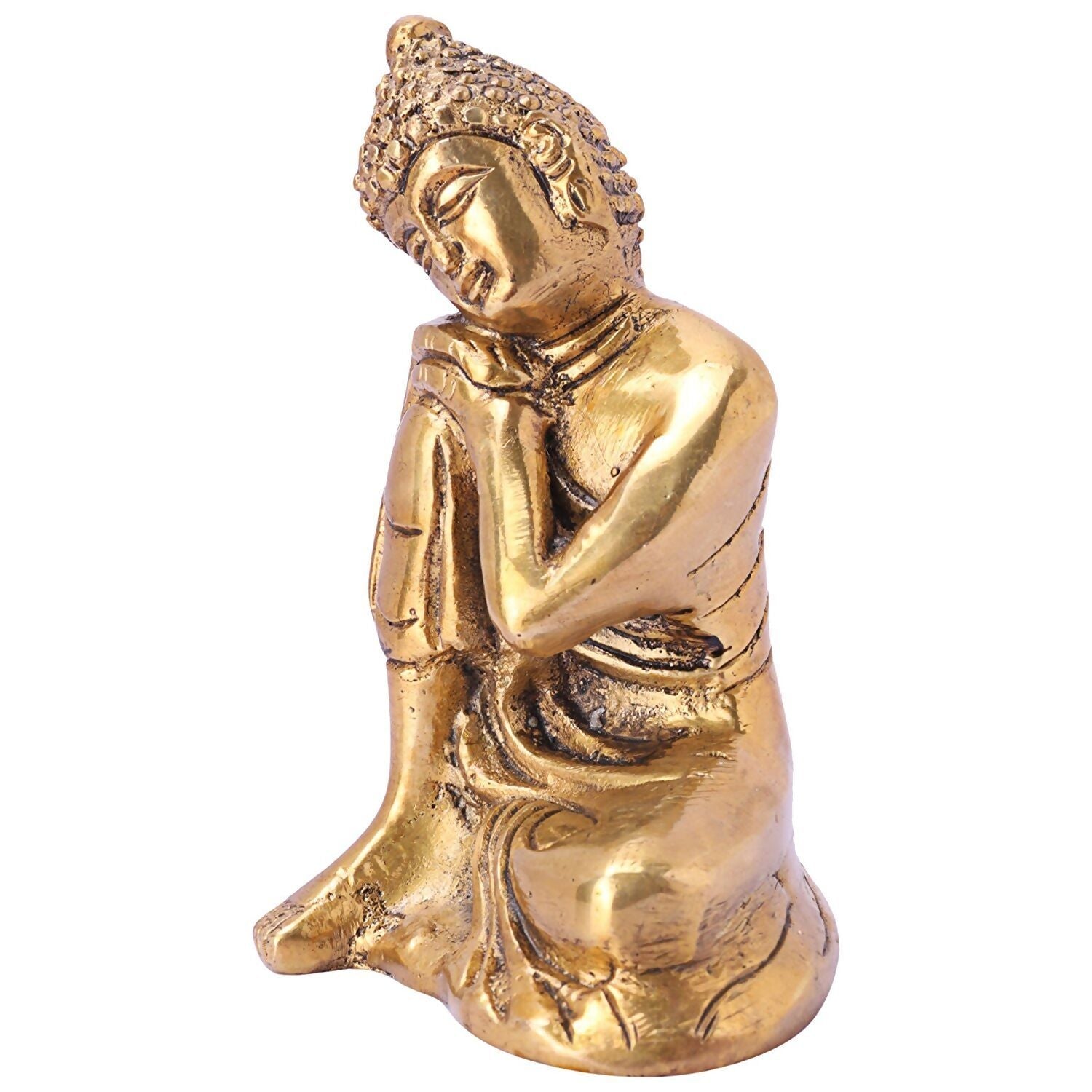 DreamKraft Metal Lord Buddha Idol - Grab2buy