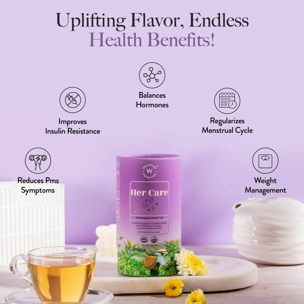 Wellbeing Nutrition Her Care Herbal Tea  Grab2Buy Wellbeing Nutrition Grab2Buy