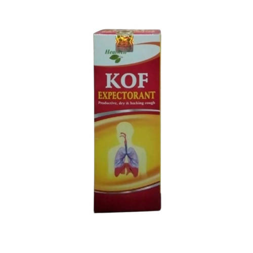Healwell Homeopathy Kof Expectorant Syrup – Homeopathic Cough Expectorant & Respiratory Wellness Tonic 