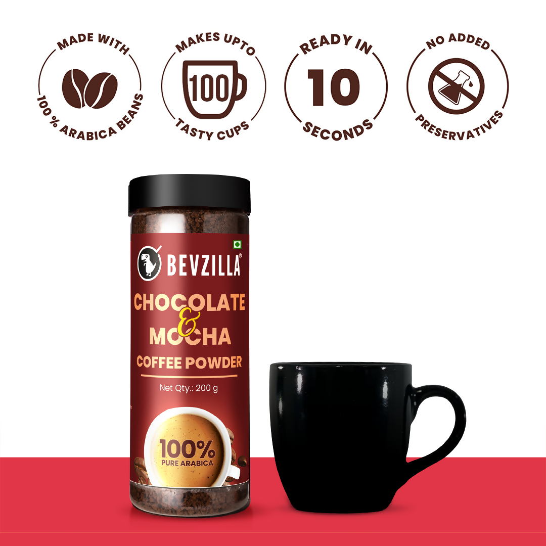 Bevzilla Chocolate & Mocha + Belgian Chocolate Coffee Cubes 