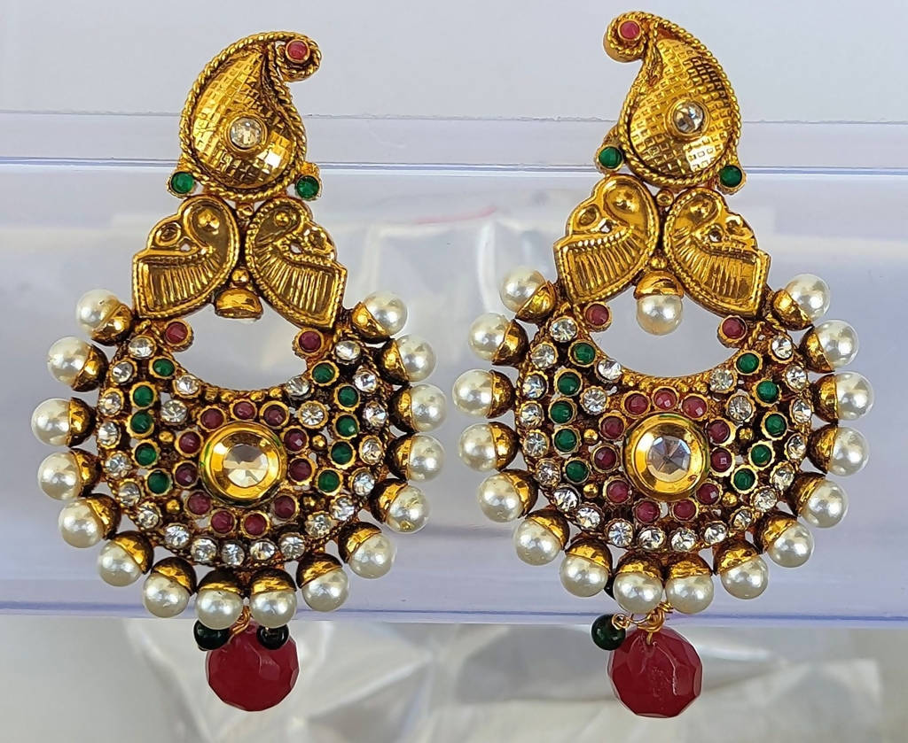 Multicolor Kemp Mango Designer Earrings - Grab2buy