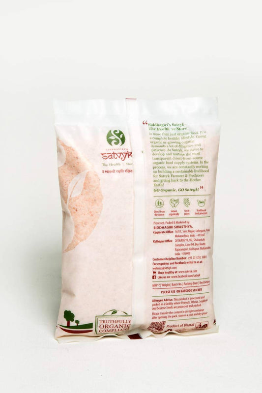 Siddhagiri's Satvyk Organic Himalayan Pink Rock Salt - Limited Time Offer