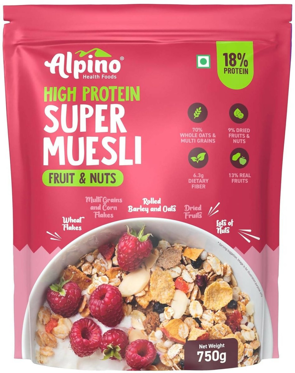 Alpino High Protein Super Muesli Fruit & Nuts - Grab2buy