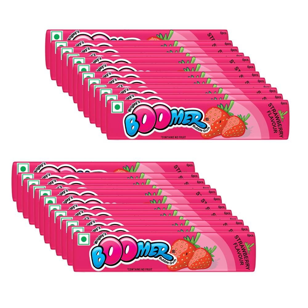 Wrigley's Boomer Multipack - Strawberry  Grab2Buy Wrigley's Grab2Buy