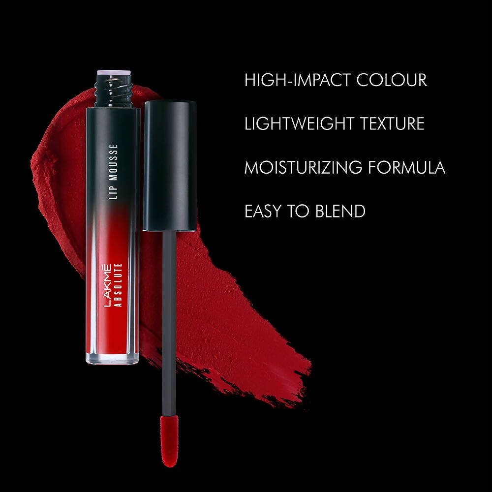Lakme Absolute Lip Mousse - 102 Crimson Sky