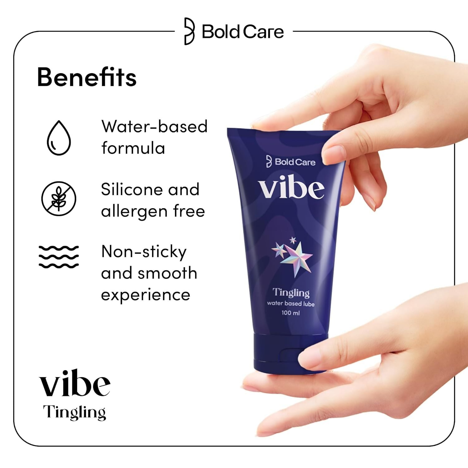 Bold Care Vibe Tingling Massage Gel 