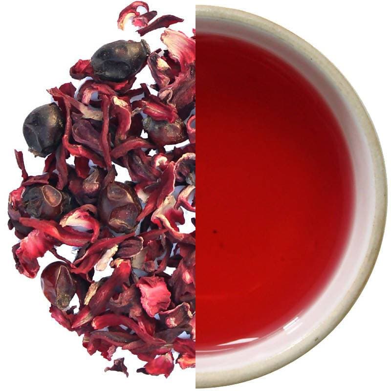 The Tea Trove - Rosehip Hibiscus Herbal Tea  Grab2Buy The Tea Trove Grab2Buy