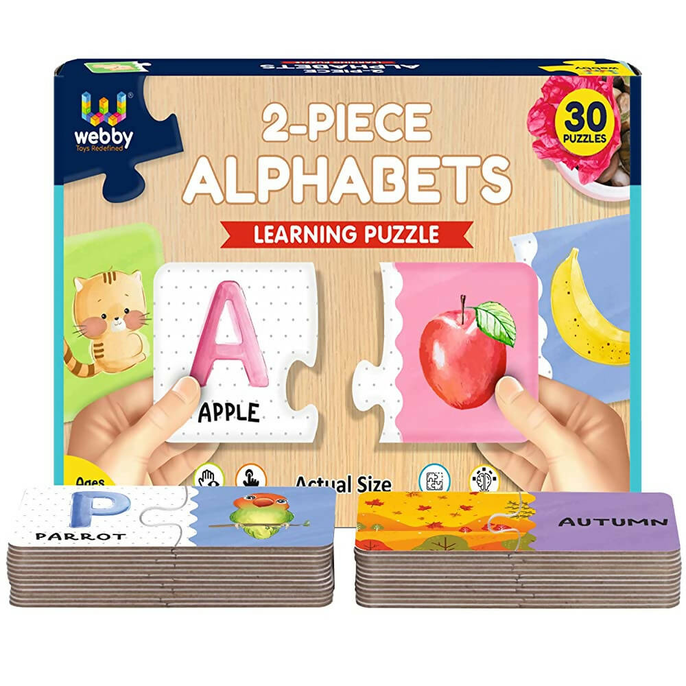 Webby Alphabets 2 Pieces Learning Pack Jigsaw Puzzle for Kids  Grab2Buy Webby Grab2Buy