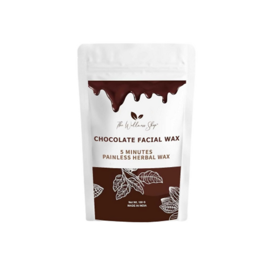 The Wellness Shop Chocolate Facial Wax Powder  Grab2Buy The Wellness Shop Grab2Buy