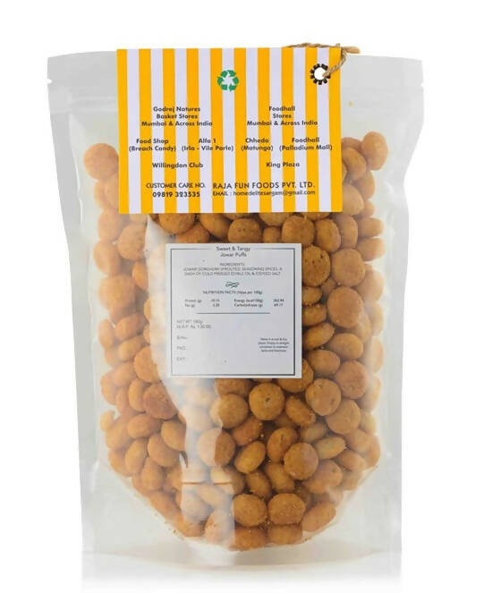 Home D'elite Sweet & Tangy Jowar Puffs - Grab2buy