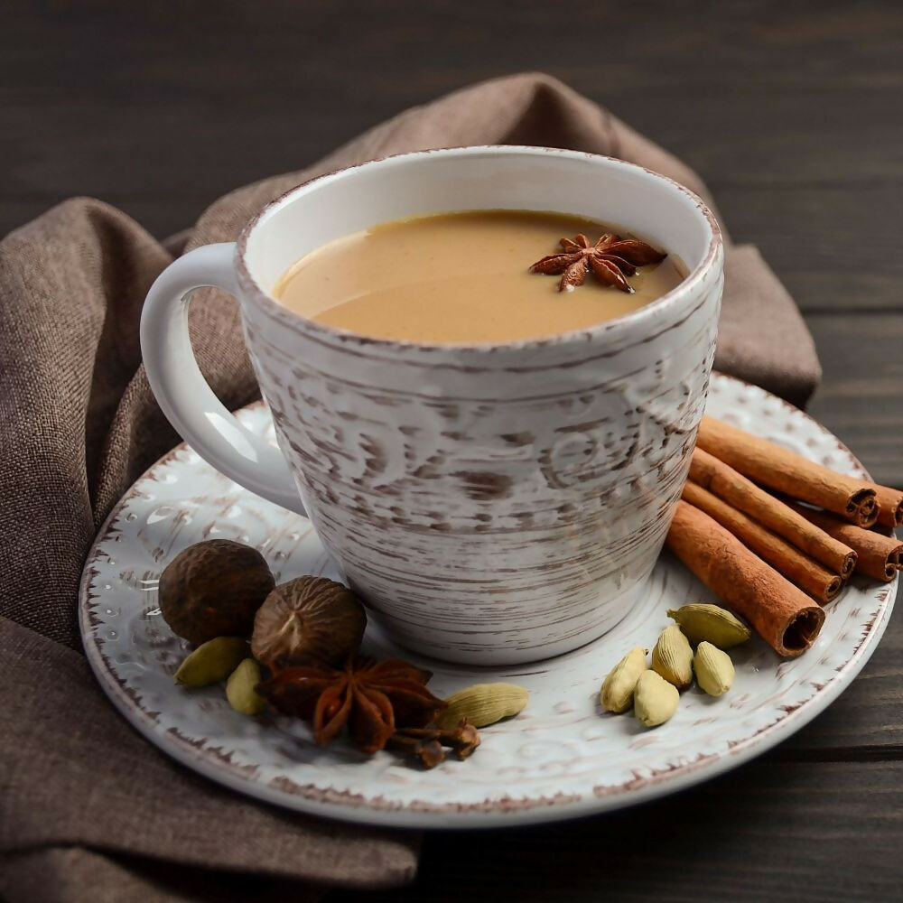 Satvi Wellness Masala Chai | Masala tea | Black tea with spices and herbs | Karak tea 