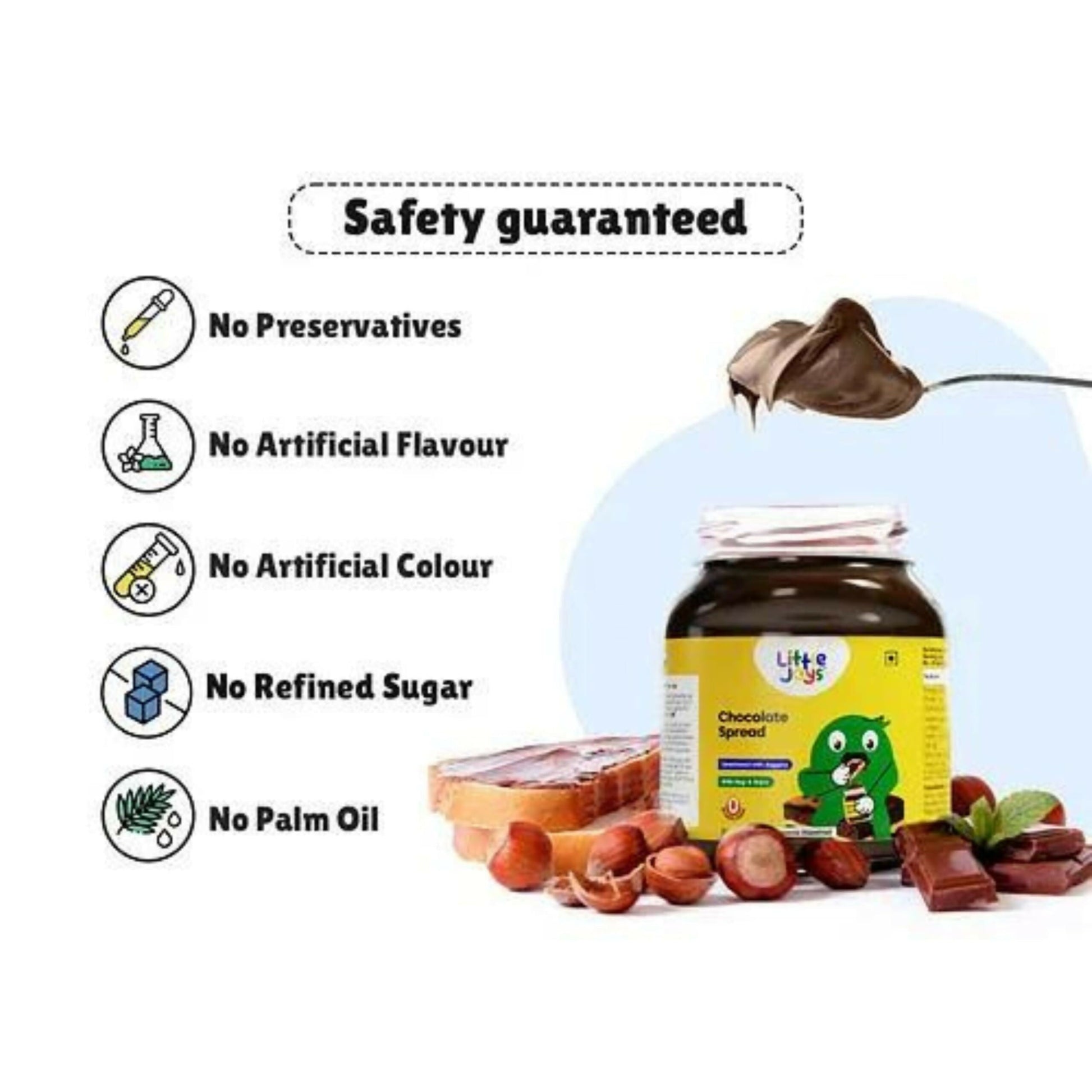 Little Joys Chocolate Spread for Kids With Hazelnut, Cocoa, Ragi & Bajra 