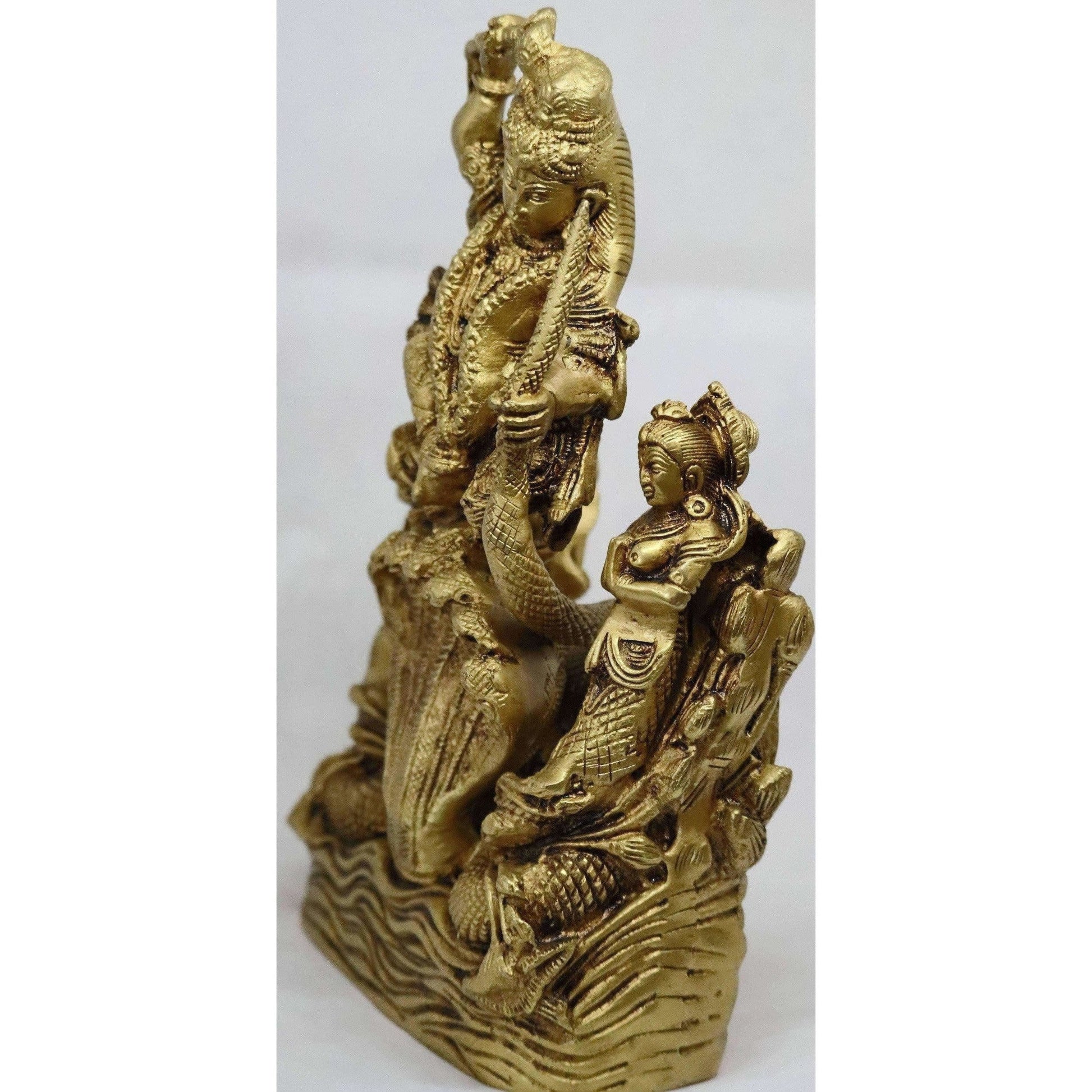 Chahat Premium Living Brass Kalika Krishna